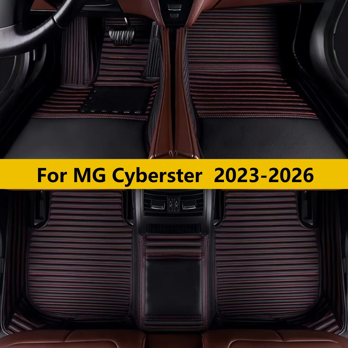 

Custom Car Floor Mats For MG Cyberster 2023 2024 2025 2026 Auto Foot Matts Rugs Vehicle Full Set Carpet Pads
