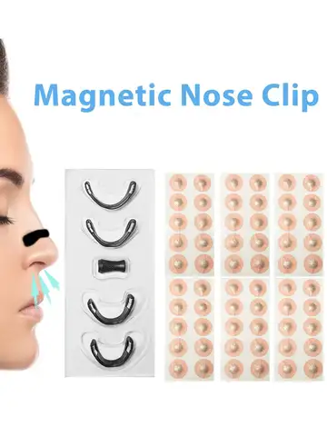 30Day Anti Snoring Sleep Mouth Tape Nasal Breathing Dilators Starter Kits Magnetic Nose Strips Increase Air Reduce Snoring