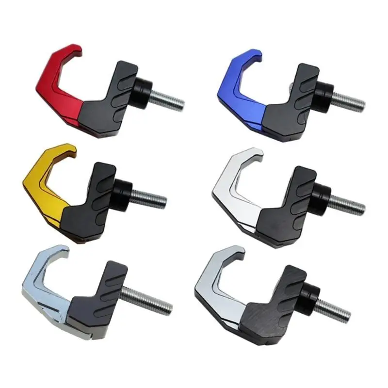 

02DE Hanging Bag Hook Claw For Scooter Motorcycle Bicycles Helmets Bag Hanger Grip Hook Claw Multi-functional Bike Front Hook