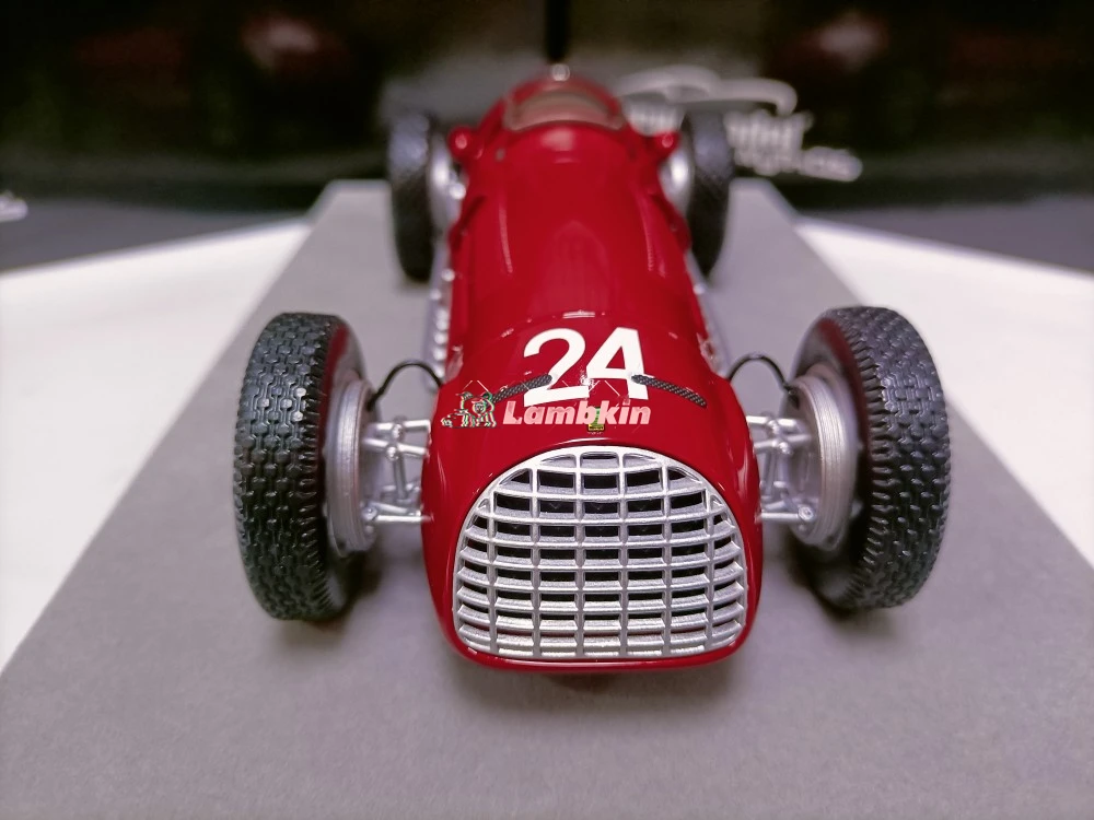 Tecnomodel-coche de carreras de Fórmula 1, modelo de coche clásico coleccionable en miniatura, para Maranello F125 GP 1/18 No24 San Remo, 1950