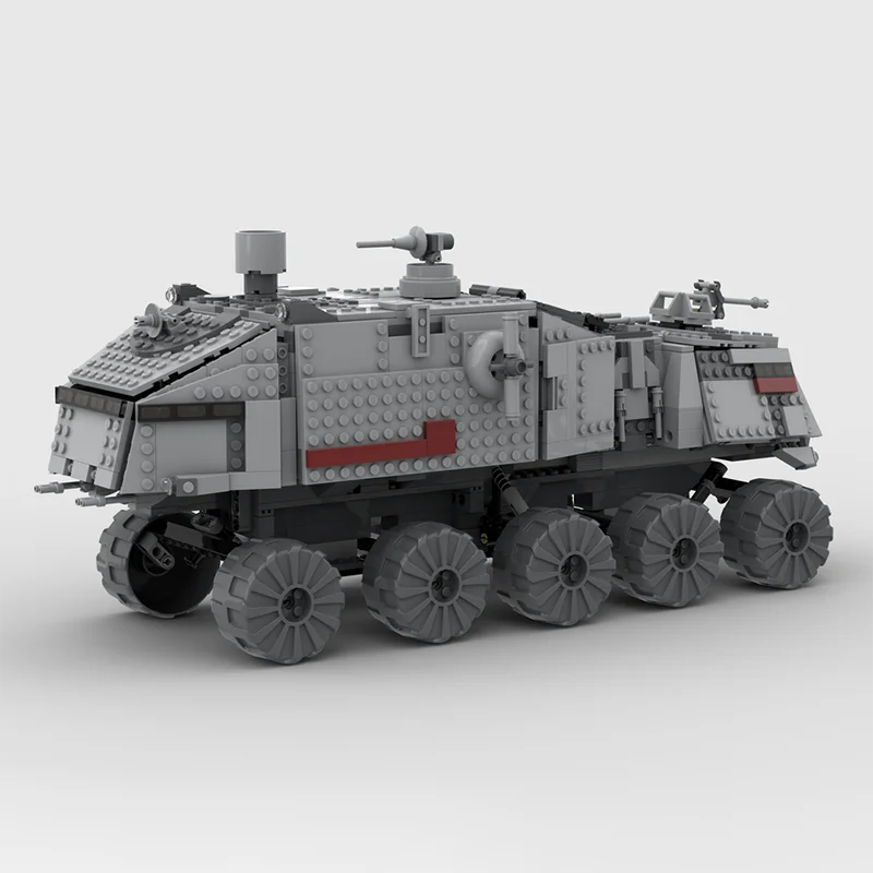 949pcs MOC Budget But Big Turbo Tank Havw A6 Juggernaut Space Battle Galaxy SciFi Model Building Blocks Castle Street Toy Gift view 2
