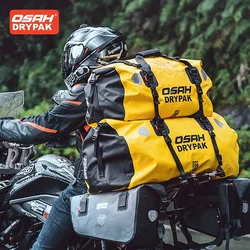 OSAH Motorcycle Waterproof Bag Rider Travel Backpack Super Large Capacity 40L/60L Motorcycle Tail Bag Side Bag Motorcycle Bag