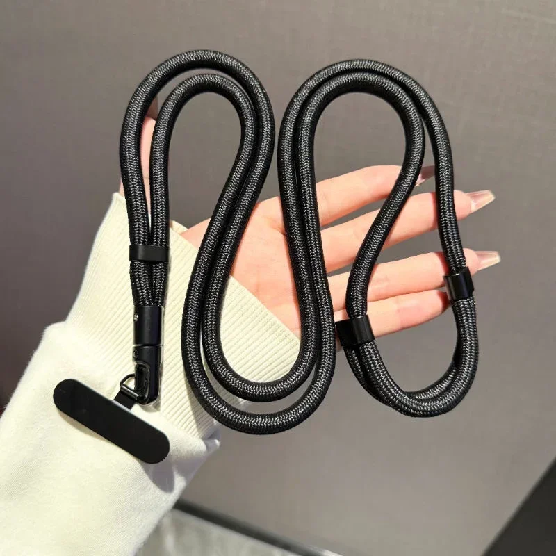 조절 가능한 휴대폰 스트랩, 크로스바디 휴대폰 스트랩, 목에 걸 수 있는 스트랩, 아이폰용 패치 포함