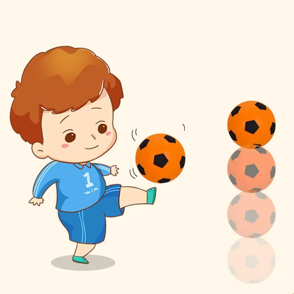 

High-Elastic Silent Football Easy to Grip Low Noise Low Noise Foam Soccer Ball Squeezable 18/21/24CM Indoor Training Ball