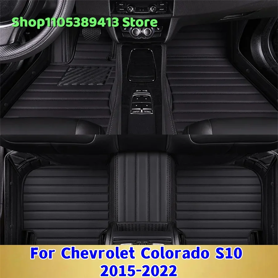 

Mats Carpets Leather Custom Car Floor Mats For Chevrolet Colorado S10 2016 2017 2018 2019 2020 2021 2022 Car Mat Accessories