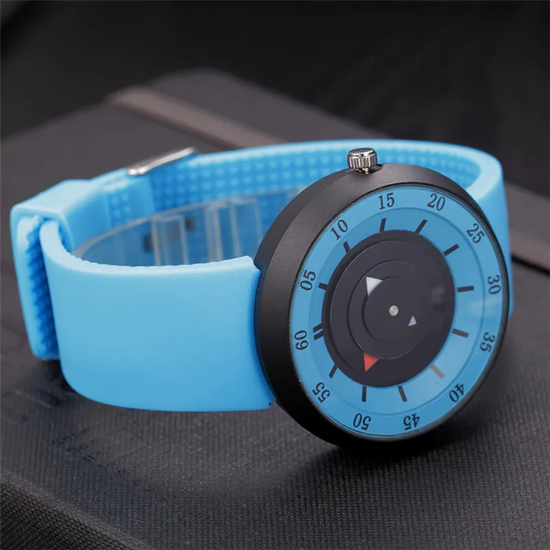 Men Cool Brand Cheap Unique Designer Watches Fashion Casual Rubber Band Quartz Watch Erkek Barato Saat Relogios Masculinos 2024