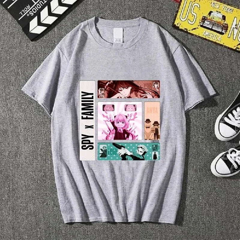 New Summer Fashion Women Anime Anya Forger T-shirt Anime Lovers Casual Comfortable Shirt Harajuku T-shirt Tops