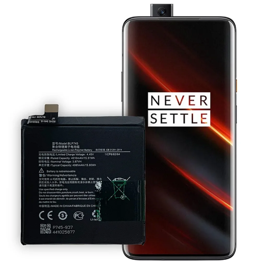 New Replacement Battery 4085mAh BLP745 For OPPO Oneplus 7T Pro 7 T Pro Mobile Phone Batteries Lithium Battery