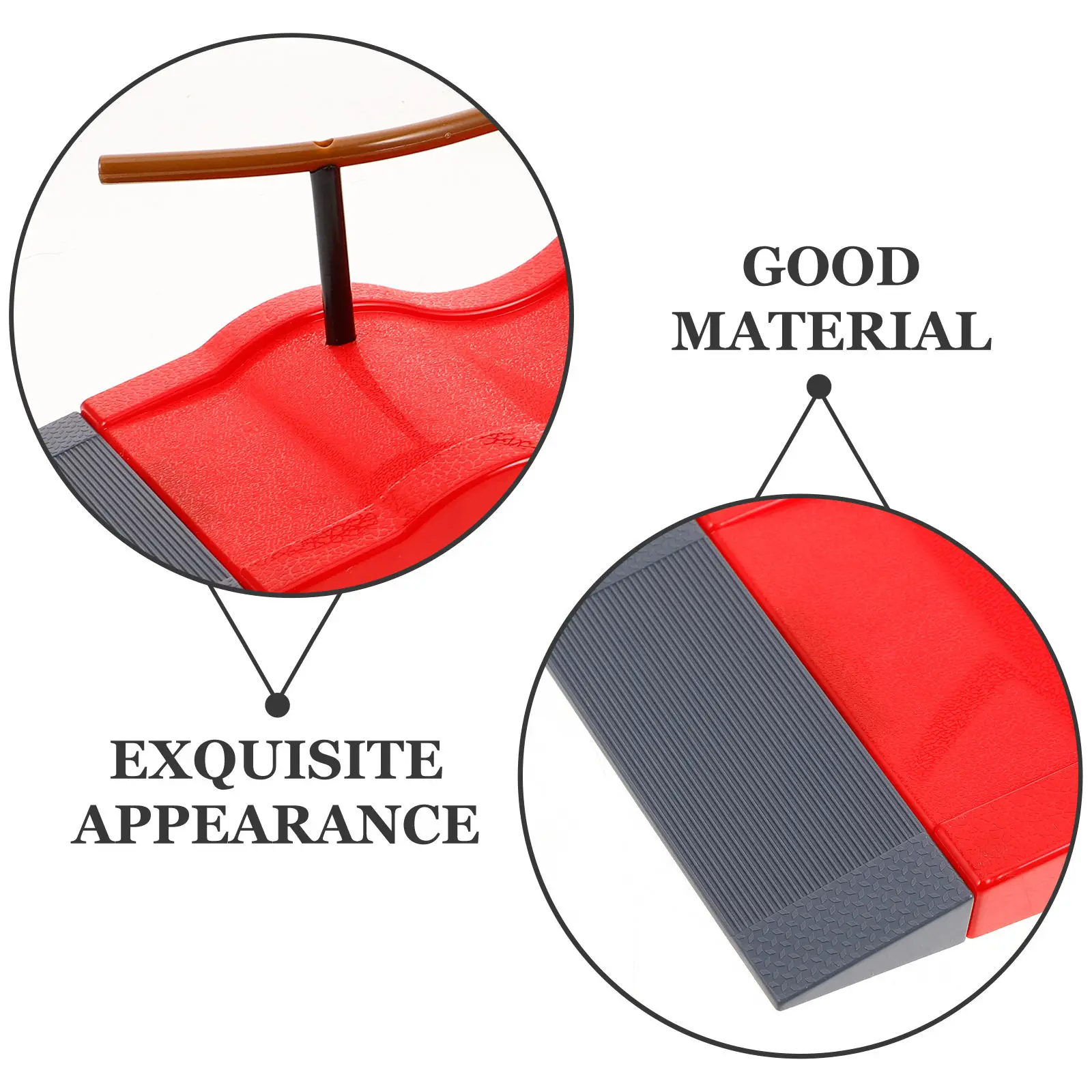 Fingerboard Skatepark Obstacle Ramp Mini Skate Platform Plastic Skateboard Deck Finger Skate Accessories for Kids Adults