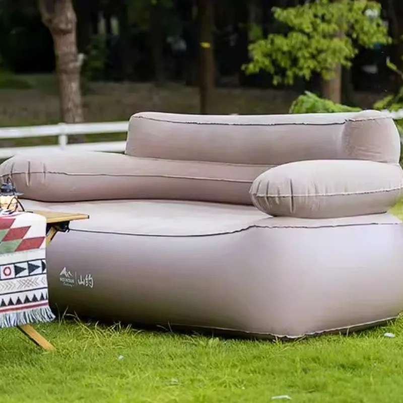 Portable Air Cushion Inflatable Sofa Automatic Camping Single Inflatable Model New Version Outdoor Furniture Opblaasbaar ZYCQSF