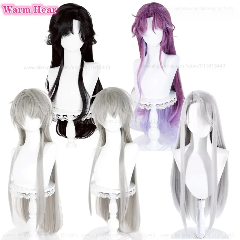 Game Rafayel Xavier Sylus Zayne Unisex Long Hair Cosplay Anime Wigs Heat Resistant Synthetic Hair Halloween Party Wigs + Wig Cap