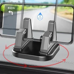 Soporte de teléfono para coche con rotación de 360 grados, montaje adhesivo para salpicadero, Soporte Simple para teléfono móvil y GPS, accesorios para coche