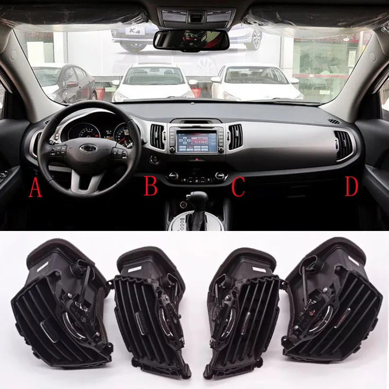 

Car accessories Air Conditioner Outlet Dashboard Air Outlet Air Conditioner Vent A/C Vent For Kia Sportage 2010-2017