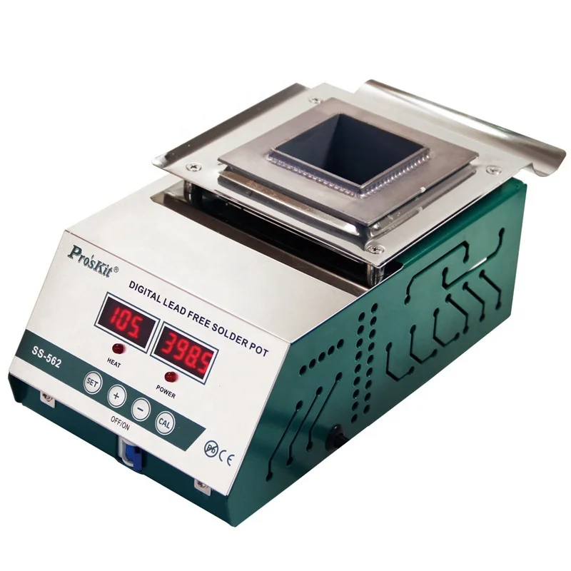 Professional temperature control SS-562H professional temperature control preheating platform 350W lead-free tin solder  pot