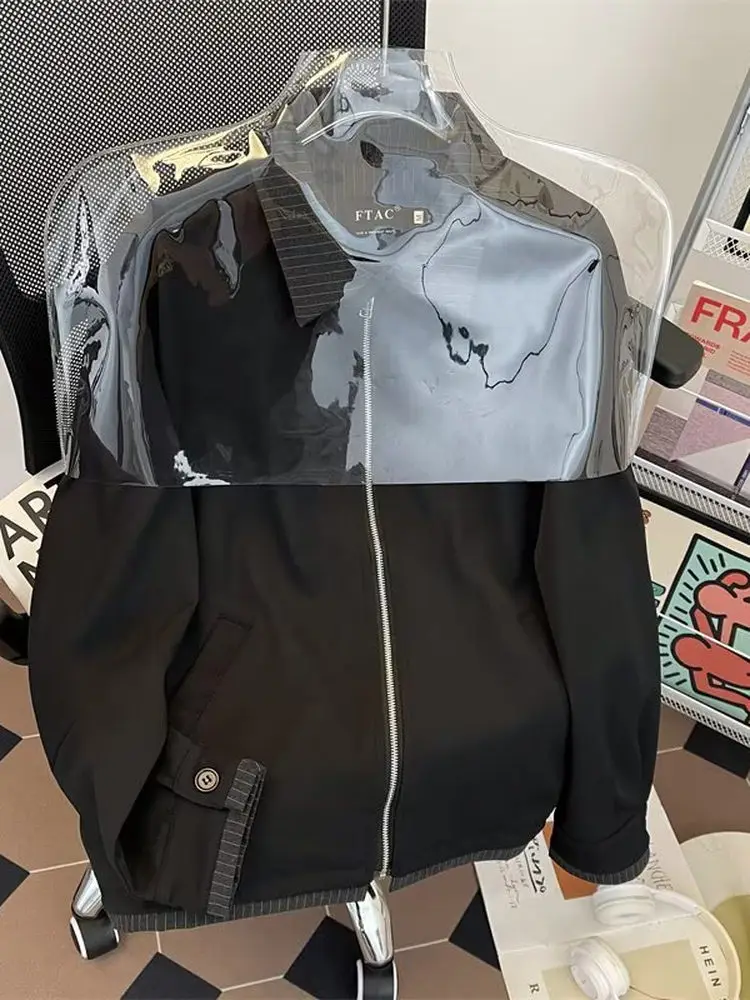 

Корейское элитное повседневное пальто в стиле ретро Jaet ex Street Faion, брендовое винтажное пальто INS Haome для отдыха, модная верхняя одежда