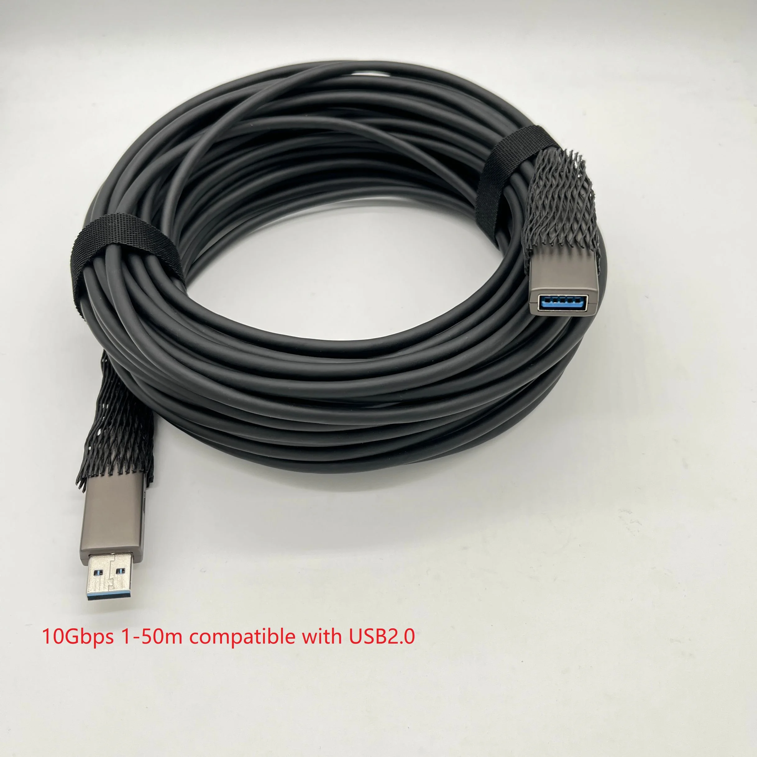Negro 40m USB 3.0 AOC Cable Macho a Hembra 10Gbps Transferencia de Datos Compatible con USB 2.0