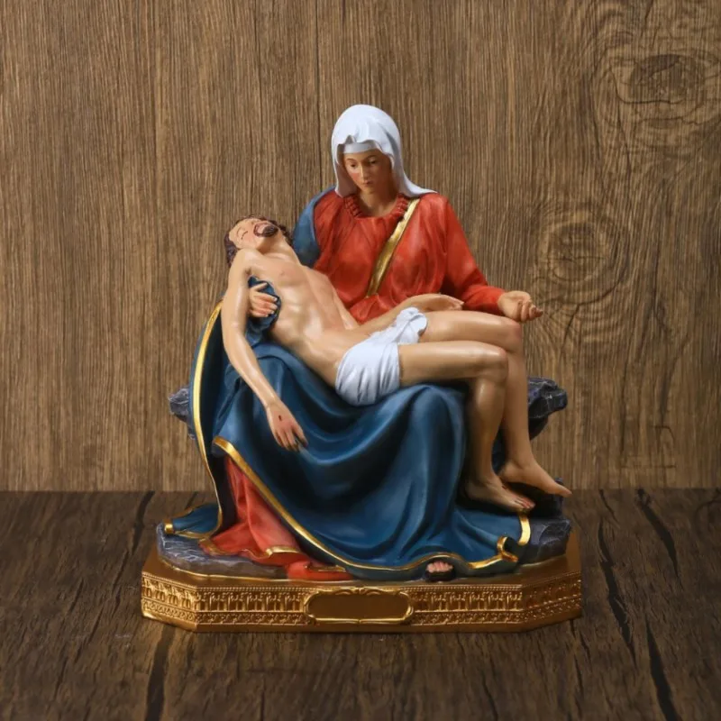 1pc-mother-madonna-with-jesus-christ-after-crucifixion-resin-statue-figurines-ornament-church-gift-home-decoration