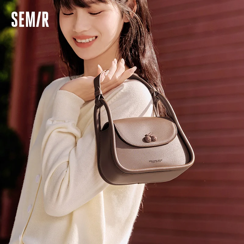 

Сумка Semir Bag Saddle Bag, женская сумка во французском стиле, модная сумка на одно плечо в корейском стиле, модная сумка через плечо