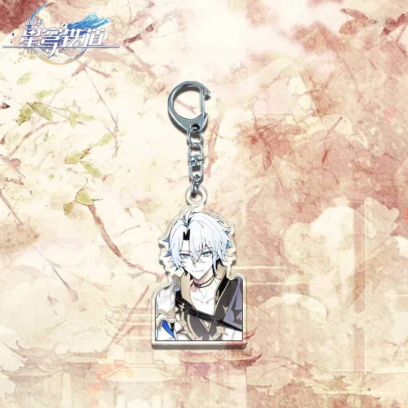 Honkai:Star Rail Chrysos Heirs Mydie Phainon Keychain for Accessories Bag Game Cute Anaxa Key Chain Ring Keychains Jewelry Gift