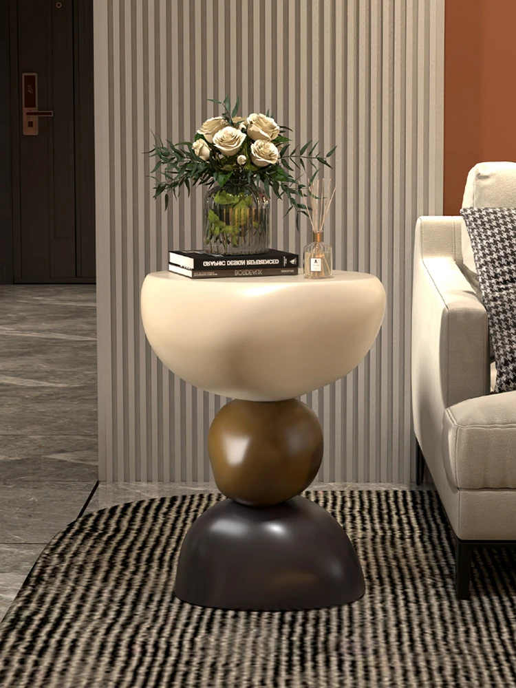 Home Decor Creative Stone Statue Side Tables Living Room Sofa Corner Table Modern Style Coffee Table Art Ornaments Bedside Table