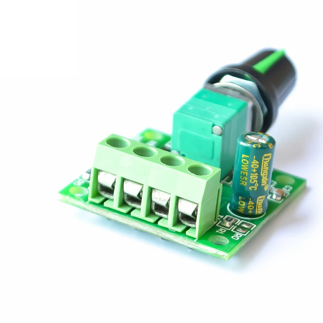 Regolatore di velocità del motore CC PWM 1.8V 3V 5V 6V 12V 2A funzione interruttore di controllo della velocità 1803BK