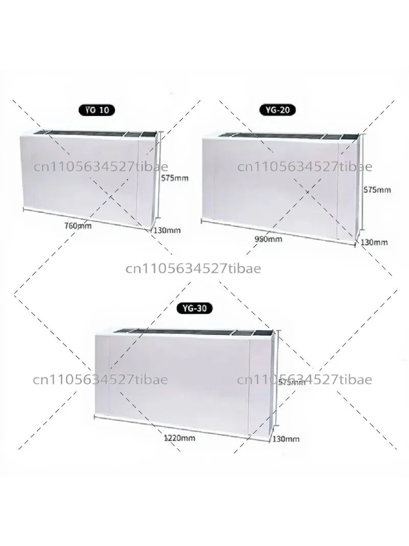 Ultra-Thin Wall-Mounted Fan Coil Unit Cold Water Circulation FCU for Heating and Cooling