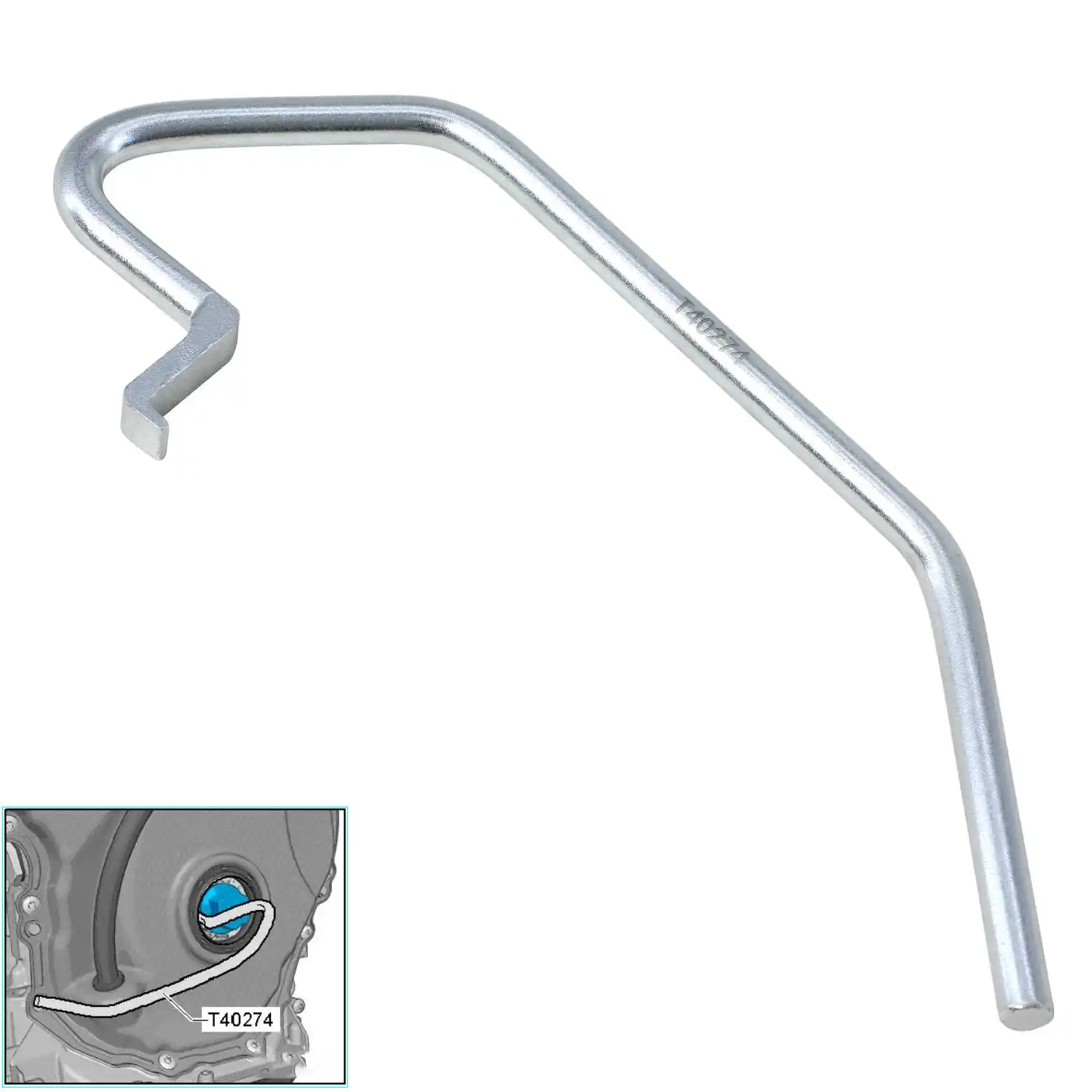 

T40274 для Volkswagen Audi EA888 коленчатый вал двигателя 1,8 2,0 инструмент для снятия сальника