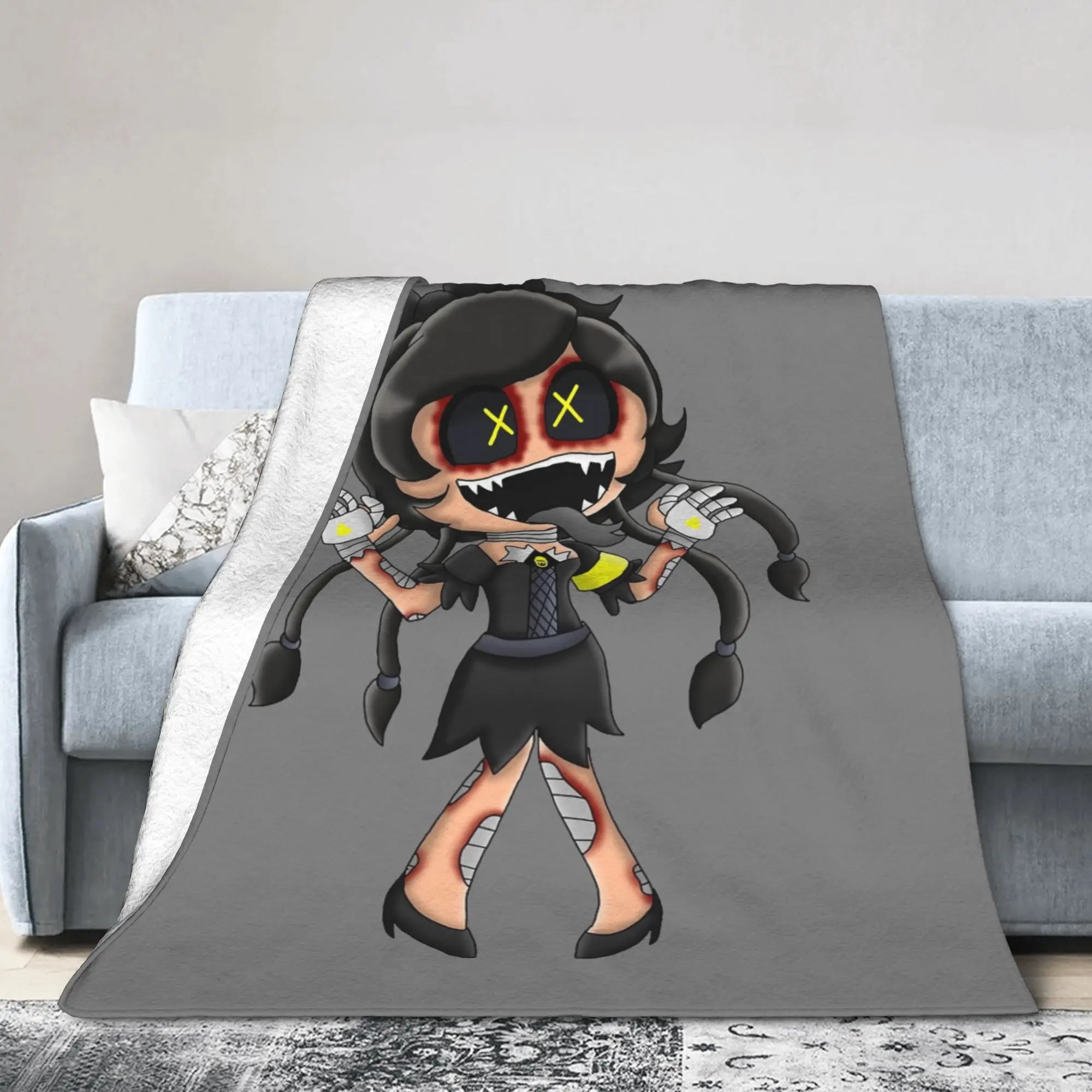 Cyn Murder Drones Blanket Flannel Print  Multi-function Lightweight Thin Throw Blanket for Bed Outdoor Plush Thin Quilt