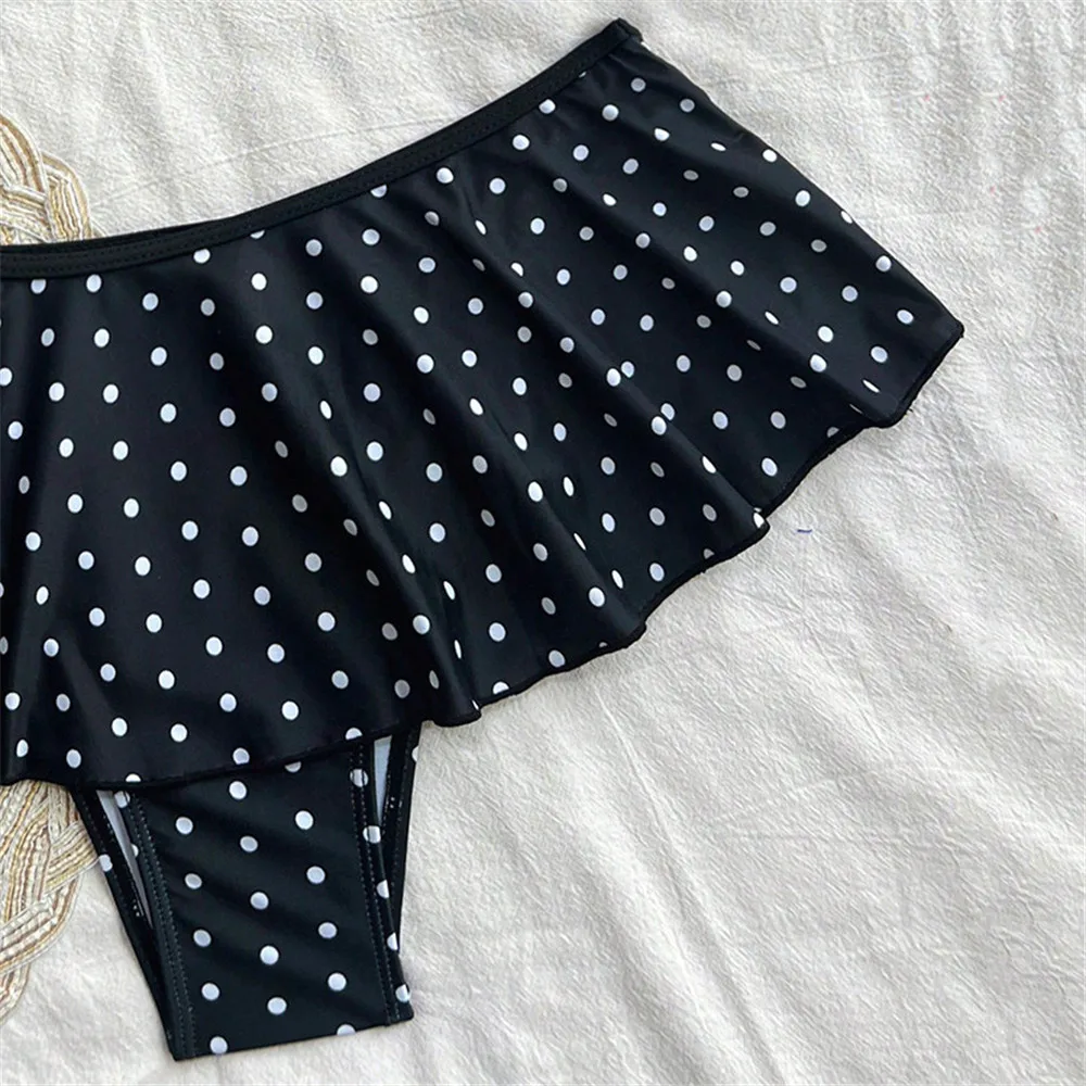 Leuke Dot Print Halter String Driehoek Bikini Sets Verstoorde Badmode Sexy Badpak Vrouwen 2026 Strand Zwemkleding Pak Bikini