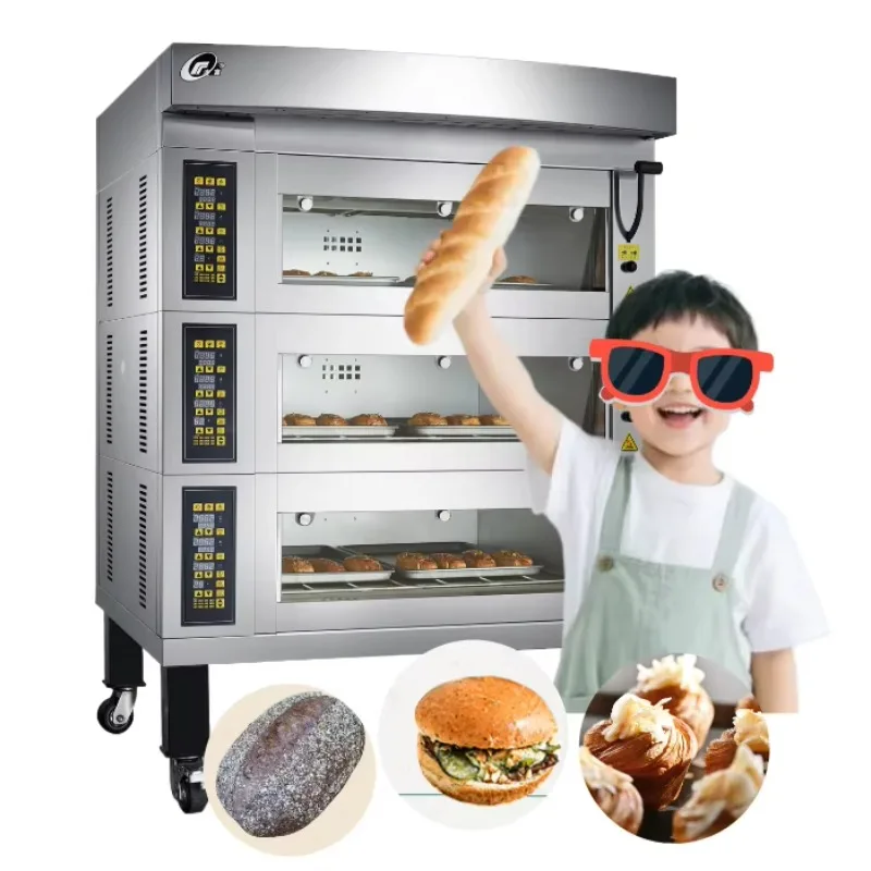 Lianfu Customizable Electric Commercial Bakery Equipment Home Office Use Gas Pizza Oven for Cake Kitchen Industrial Equipment