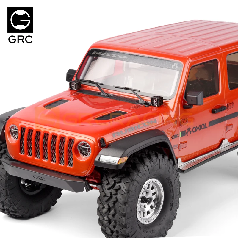 Grc 1/10 Simulation Klettern Auto Scheinwerfer Stoßstange Off-road Platz Suchscheinwerfer Scheinwerfer Scx10 G157c
