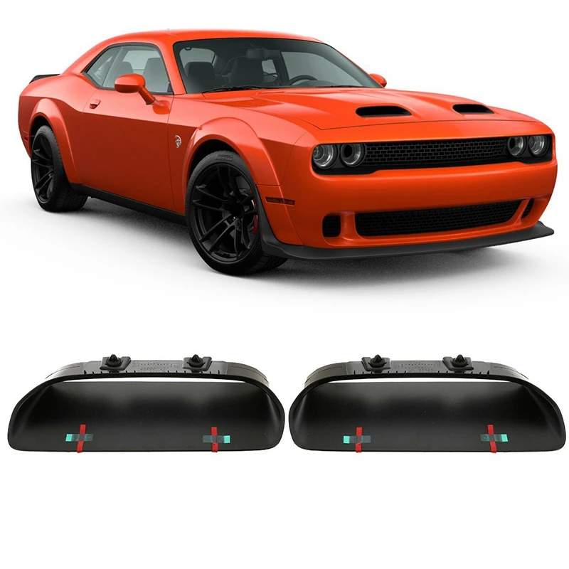 

For Dodge Challenger Redeye Hood Bezels Left & Right 68378080AD 68378081AD