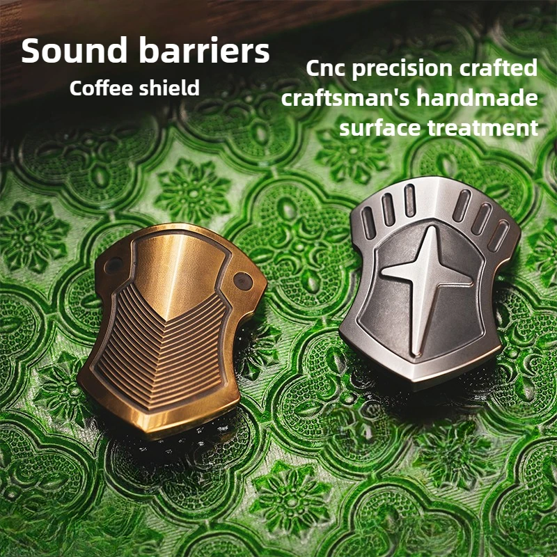 EDC Sound Barrier Crusaders Unlimited Bit Snap Shield Push Plate Metal Stress Relief Anxiety Relief Desktop Toy Gift