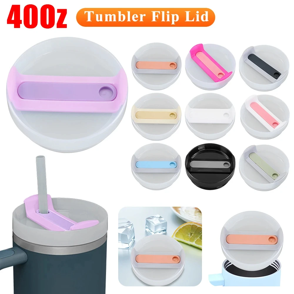 

40oz Leak-proof Sealed Cup Accessory Cap for Stanley Thermal Water Bottle Cover Flip Replacement Spill Proof Lid Two Ways To Use