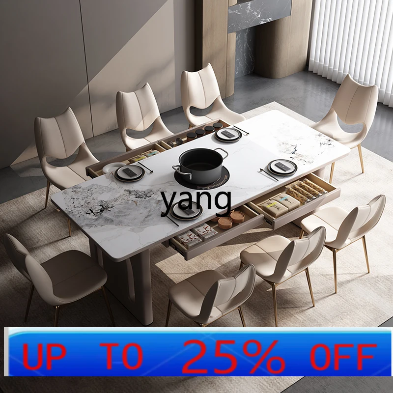 

Обеденный стол LMM Rock Plate Island: современный, простой, многофункциональный, для дома