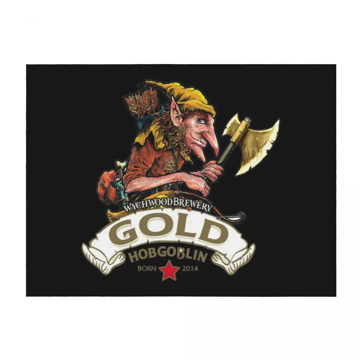 

Hobgoblin Gold Throw Blanket Beautifuls Nap wednesday Tourist Blankets