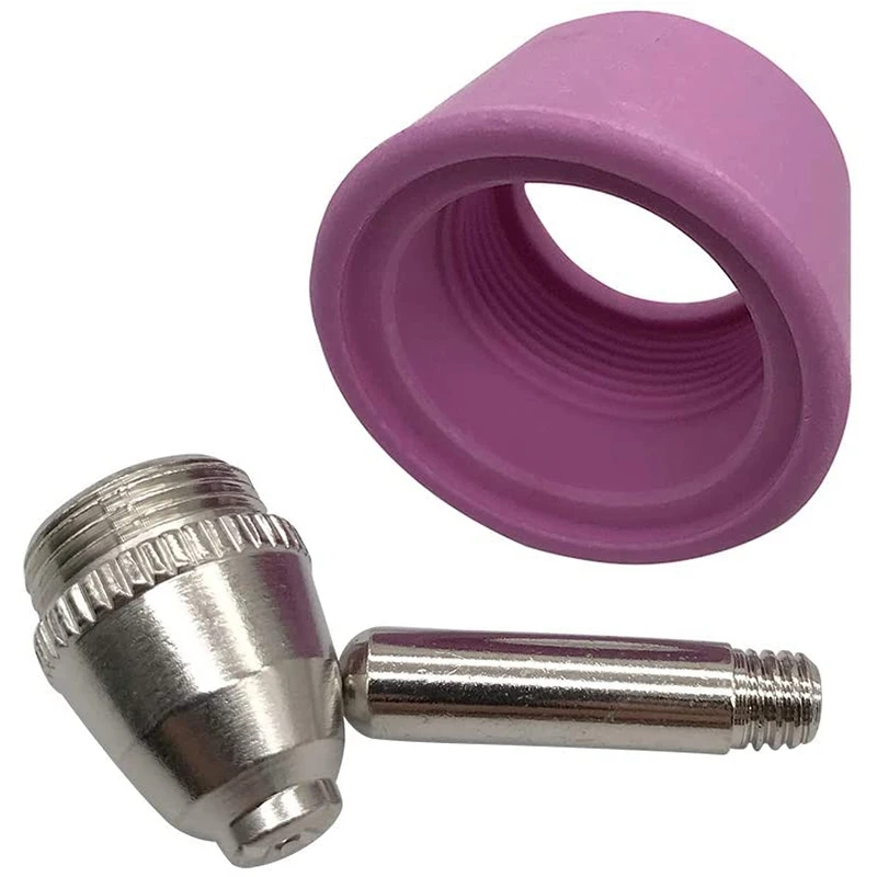 ABRE-40Pcs Plasma Cutter Torch Consumables Electrode Nozzles Cups Kit For AG-60 SG-55 WSD-60 Fit CUT-60 LGK-60 Plasma Cutter