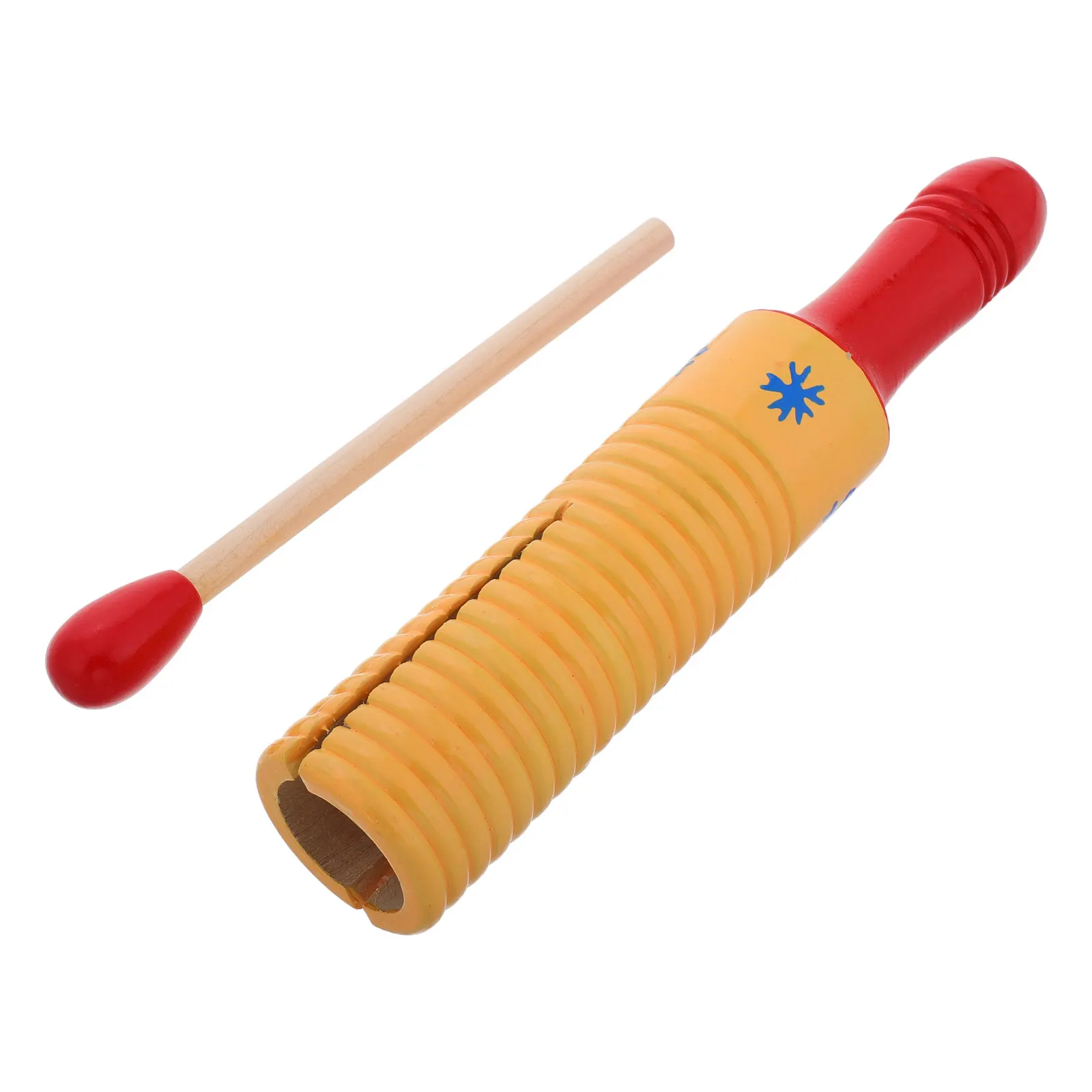 Wooden Guiro Instrument Montessori Music Block Stick Preschool Early Childhood Educational Music Musical
