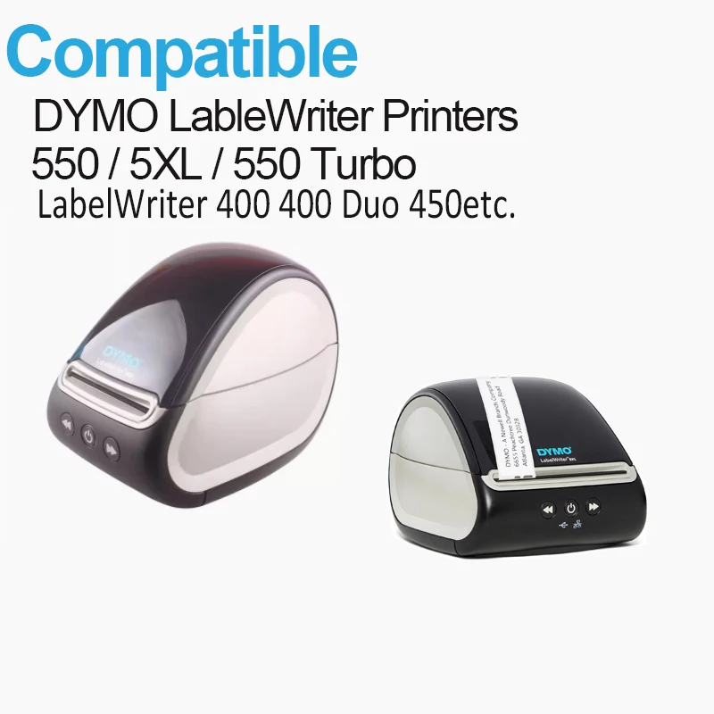 11352 with chip Thermal Label Sticker 25mm×54mm 500pcs Compatible DYMO LabelWriter 550/5XL/550 Turo/450