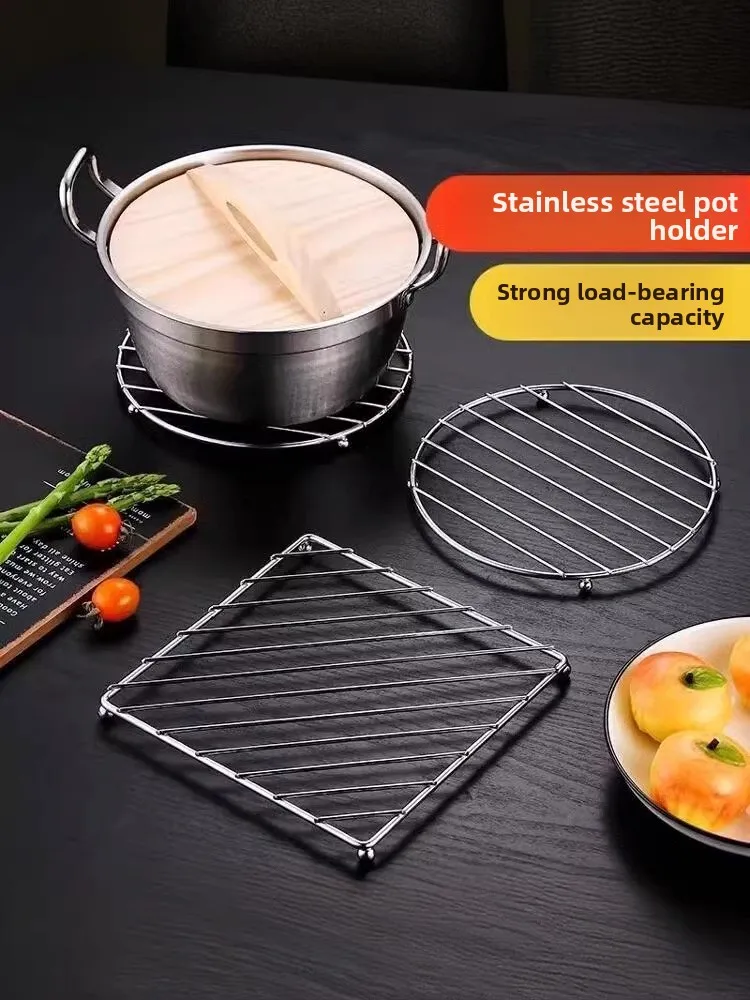 

Подставка для кастрюль из нержавеющей стали UBT Brand: универсальный термостойкий коврик для хранения на кухне