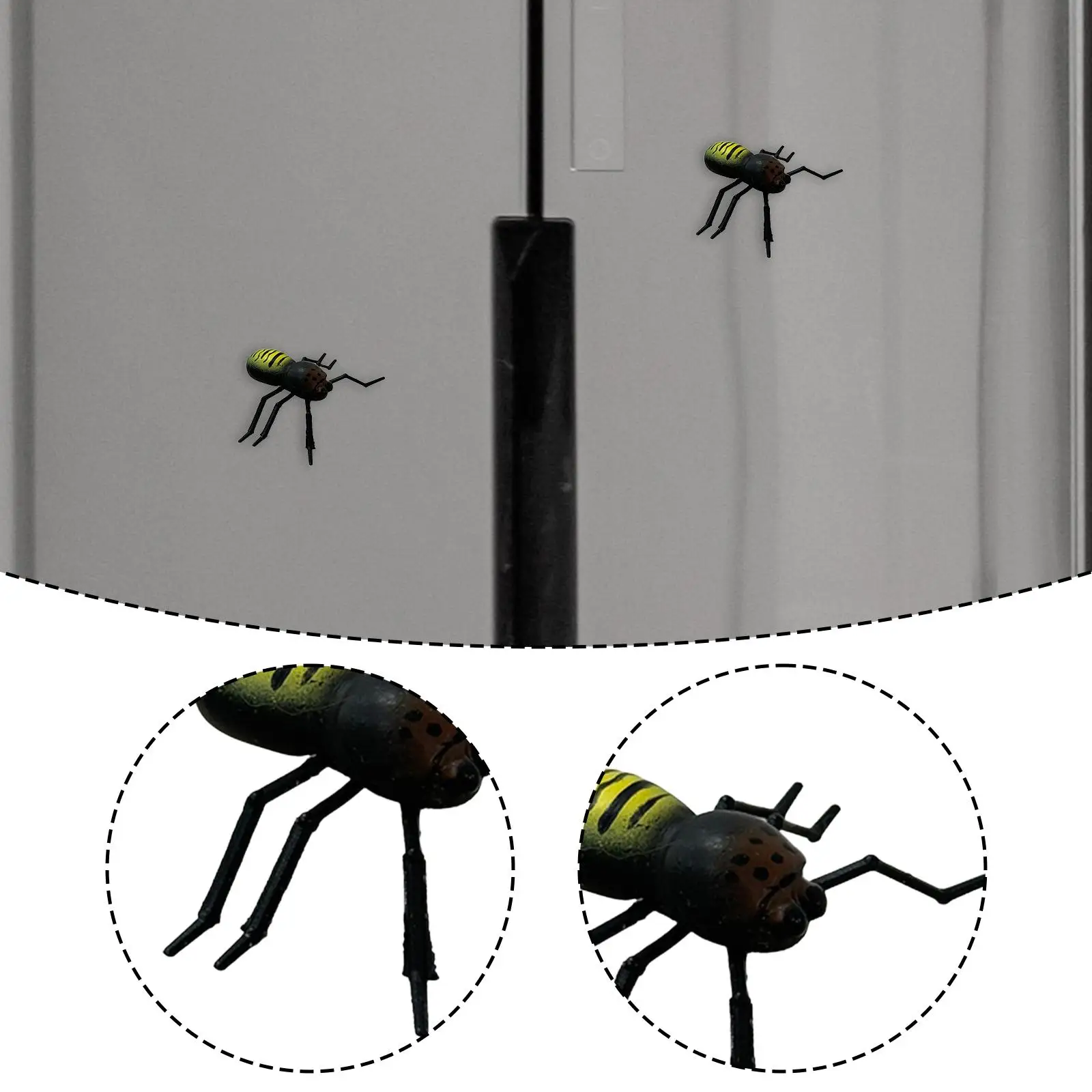 

2Pcs Fridge Magnets Decoration Realistic Magnets 3D Magnet for Garage Door Indoor Outdoor Locker School Car