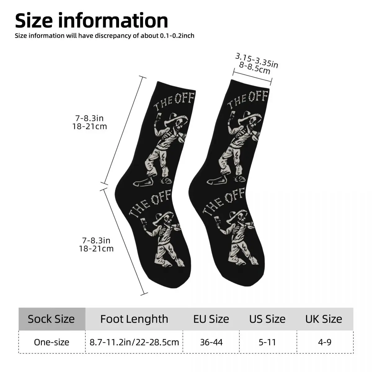 Winter Warm Retro Unisex Punk Music The Offspring Socks Breathable Soccer Socks