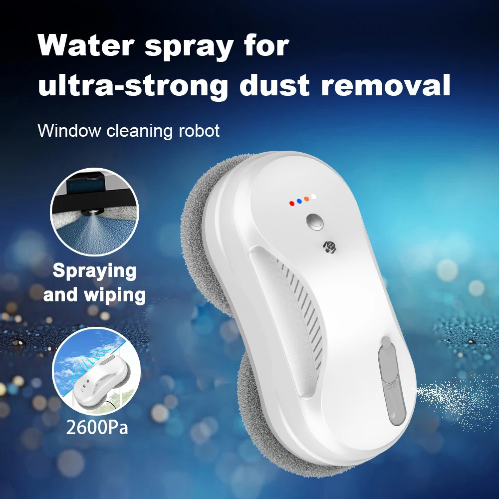 

Purerobo W-R3S Home Window Cleaning Robot Smart Window Glass Vacuum Cleaner One-key Glass Wall Cleaning Machine