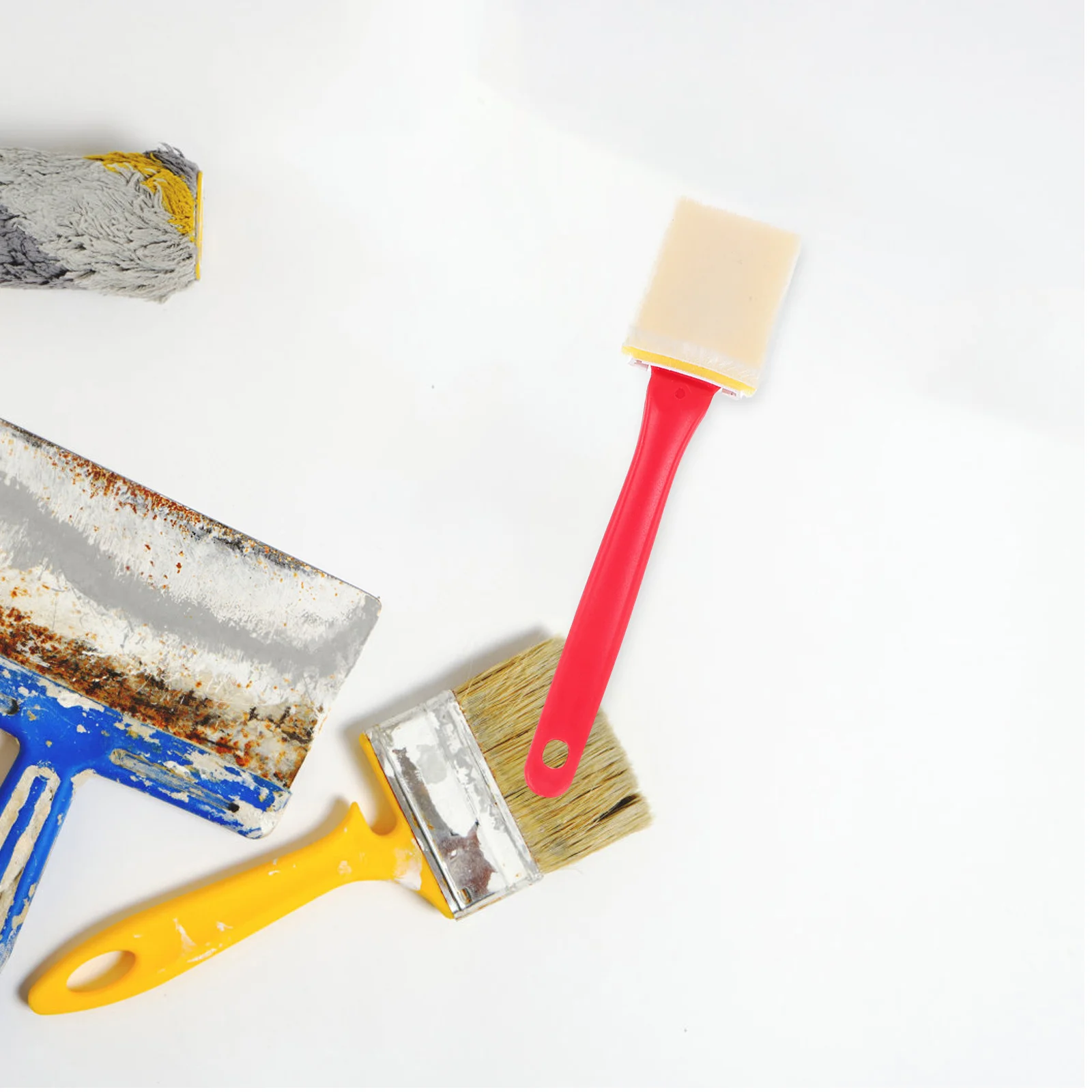 3 pçs ferramenta de pintura de borda com alça de plástico precisão canto pintura edger para rodapé de parede guarnição diy projetos de decoração para casa