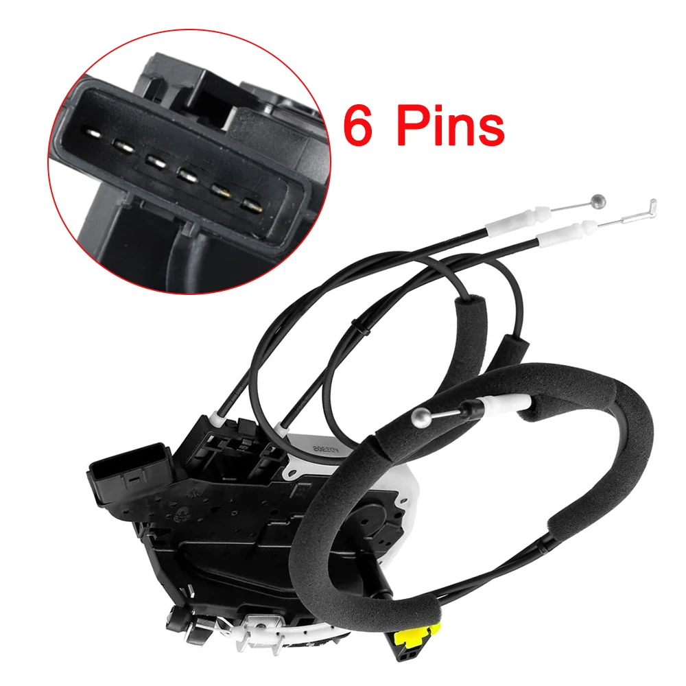 Front Rear Left Right Door Lock Actuator with Cables for Nissan Juke 2011 2012 2013 2014 2015 2016 2017 80501-1KM0A LHD view 3