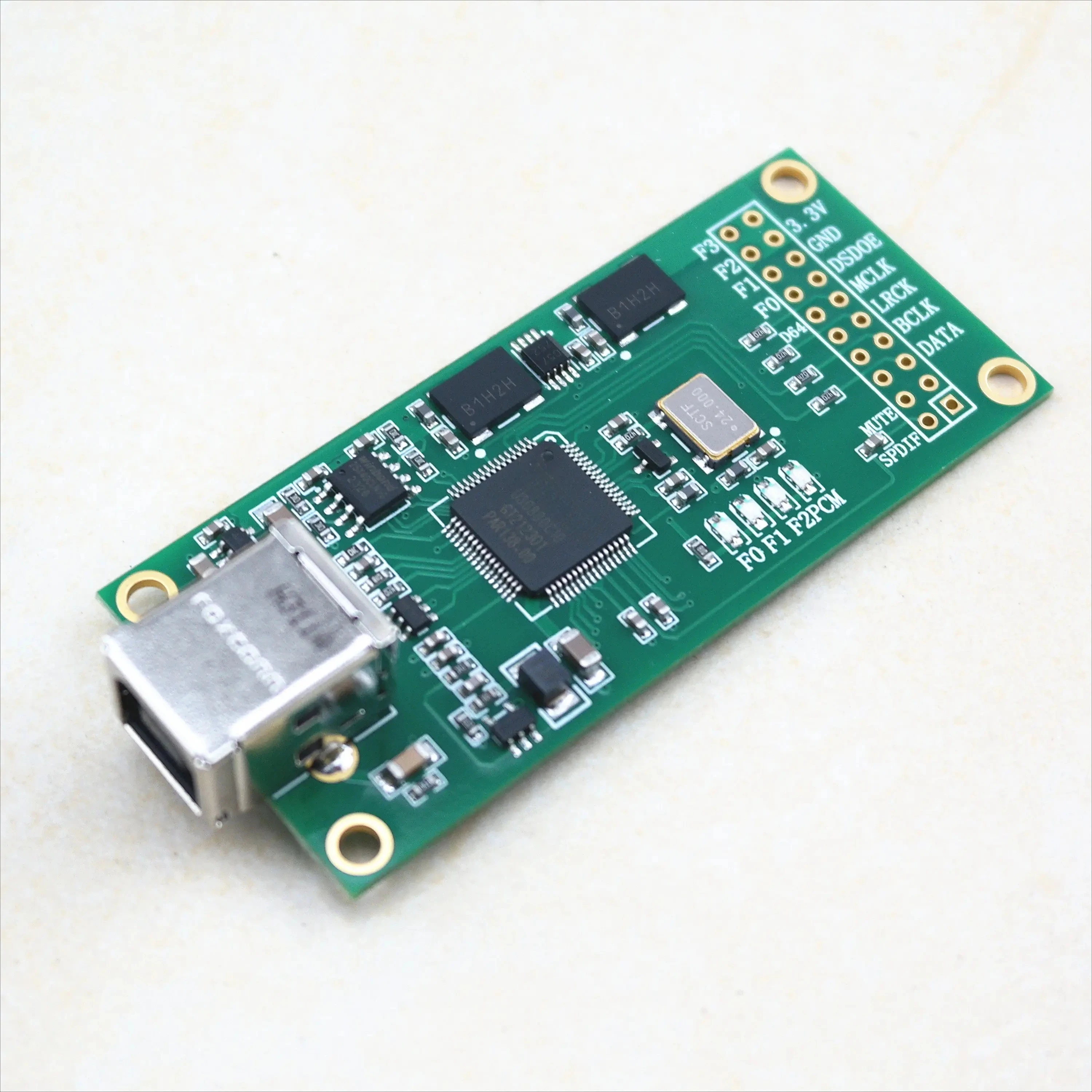 New XU208 USB digital audio interface U8 upgraded asynchronous daughter card module
