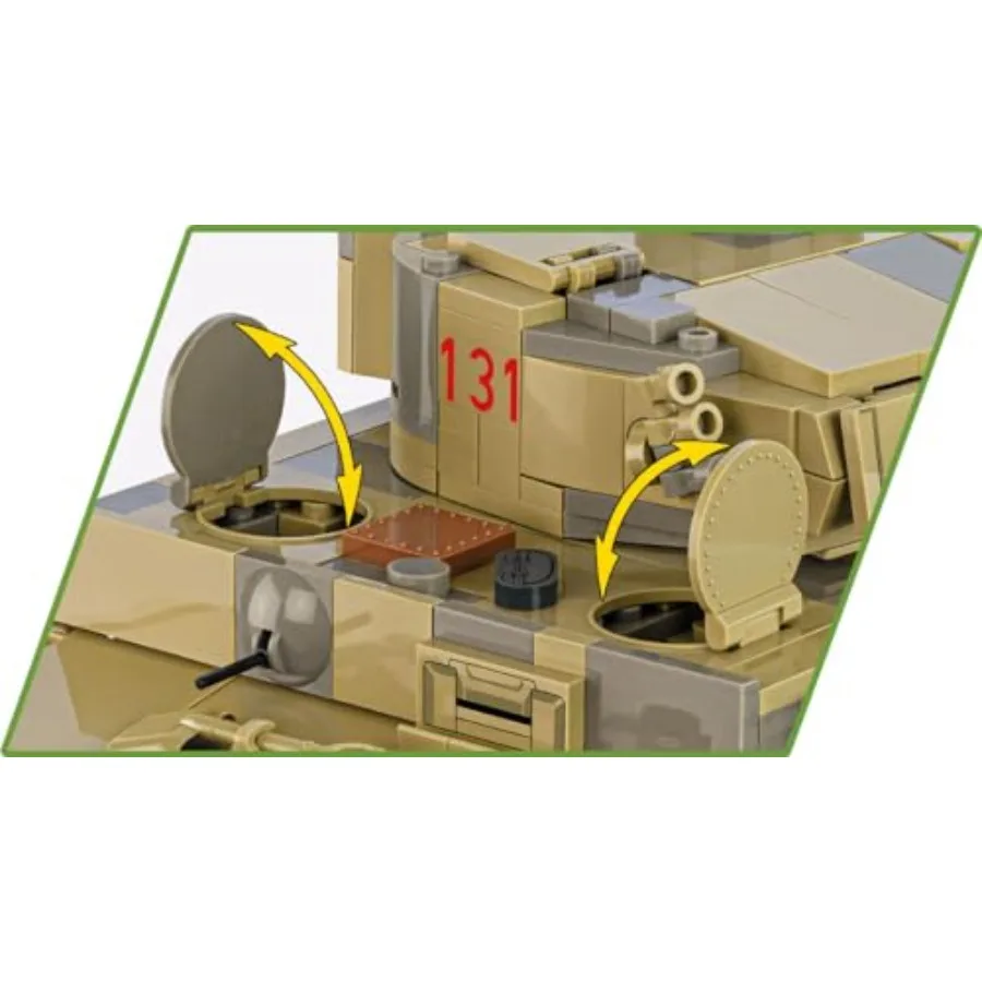 Colección histórica Panzer VI Tiger 131 de la Segunda Guerra Mundial para museos educativos y exposiciones de historia militar Modelo de tanque auténtico con