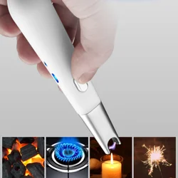 Electric Arc Ignition Windproof Pulse Flameless Plasma Ignition Candle Lighters USB Rechargeable Lighter Kitchen Outdoor BBQ