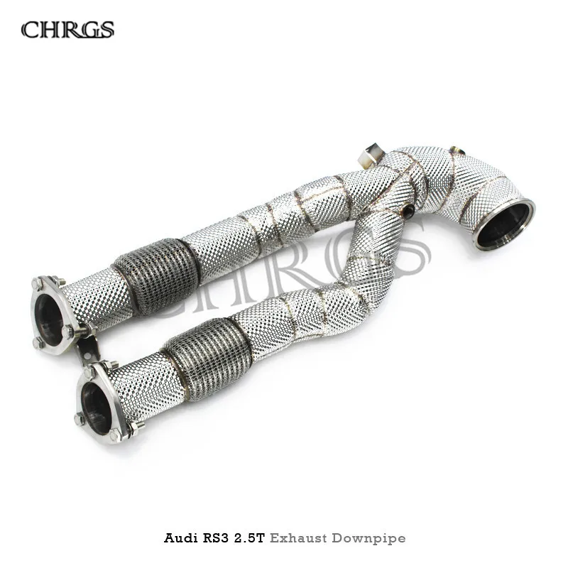 Factory outlet high Performance Race Downpipe For AUDI RS3 2.5T 2016-2022 Stainless Steel Exhaust system Downpipe without cat