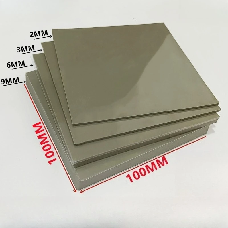 50pcs 114x114x1mm Custom ALN Ceramic Plates Insulated Substrate Sheet